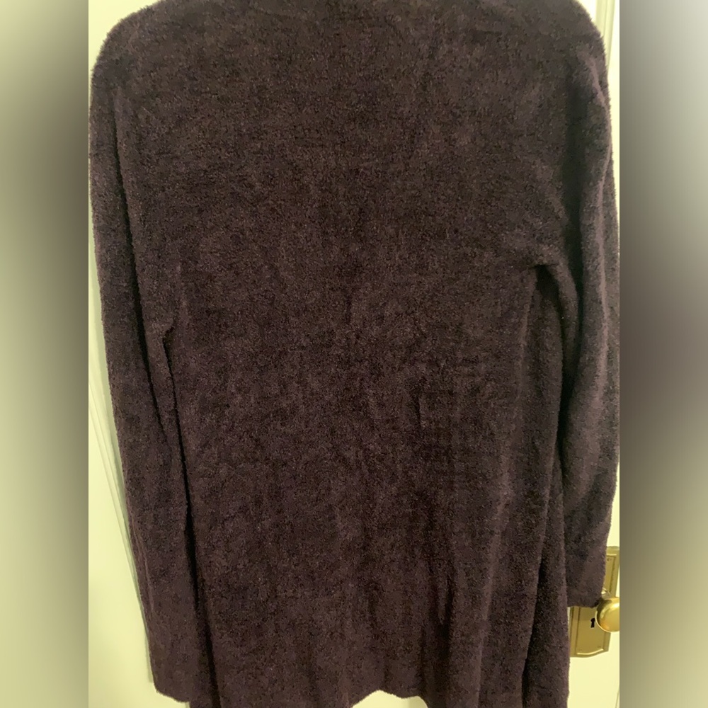 Barefoot Dreams CozyChic Lite Island Wrap, Deep Purple Womens S/M - Picture 9 of 11